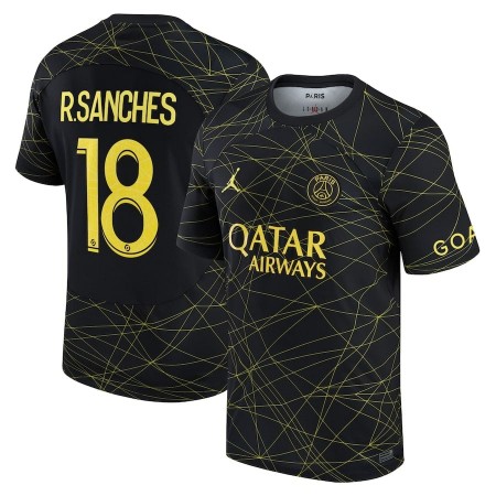 Camisetas Paris Saint Germain R. SANCHES 18 4ª Jordan 2022/23 - Hombre Camisetas Paris Saint Germain R. SANCHES 18 4ª Jordan 2022/23 - Hombre